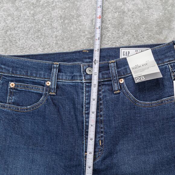 Gap Kick Fit Stretch High Rise Blue Ankle Flare Jeans Denim Womens Size 6 NWT - Picture 11 of 11